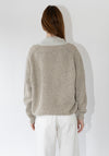 Baserange Sour V Neck Top in Ingra Sand