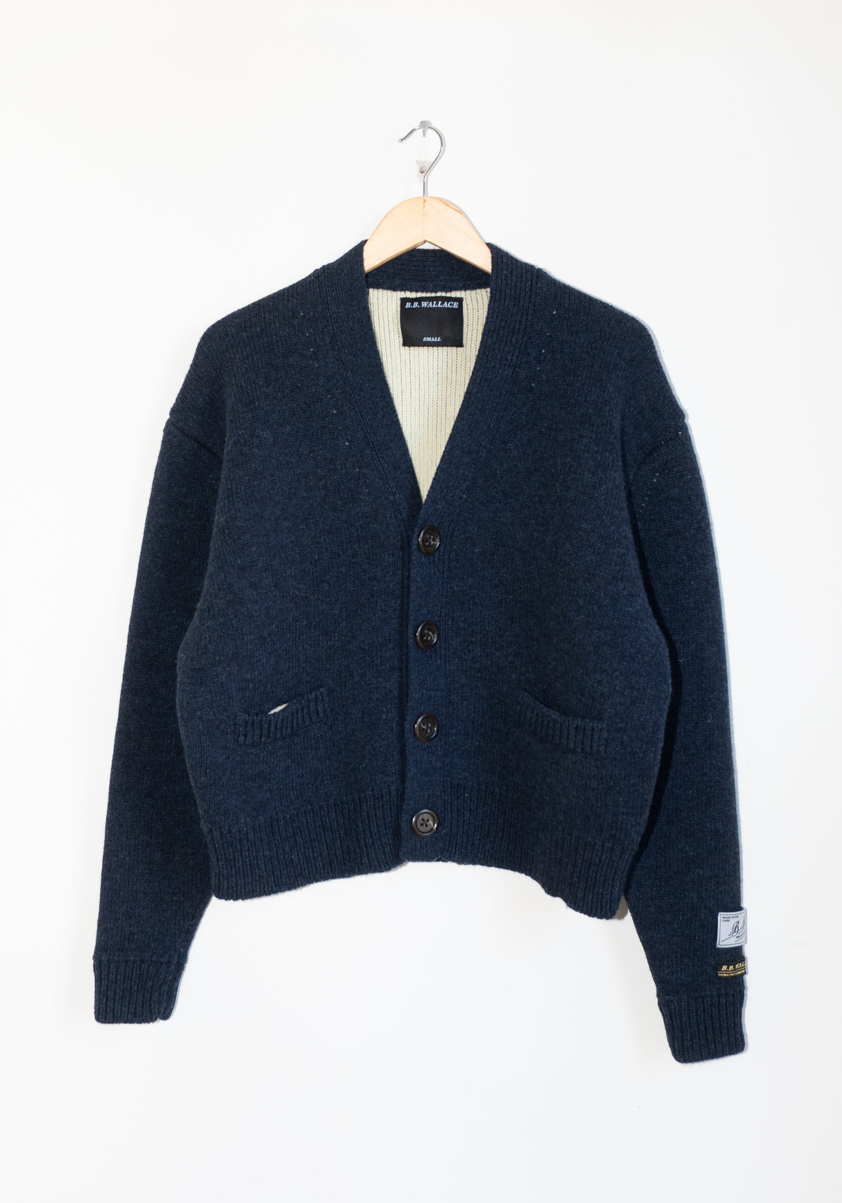 Wylie Cardigan Sweater in Navy