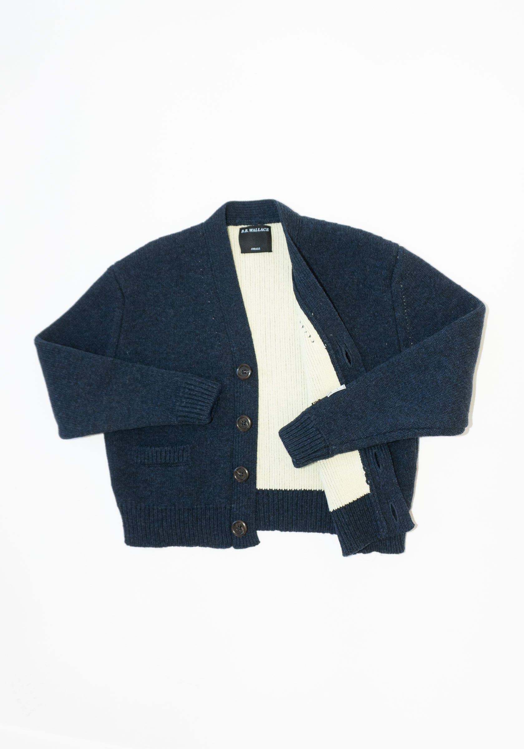 Wylie Cardigan Sweater in Navy
