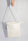 Bea Mombaers Large Drawstring Bag in Matte Chalk