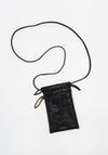 Bea Mombaers Small Drawstring Bag in Matte Black