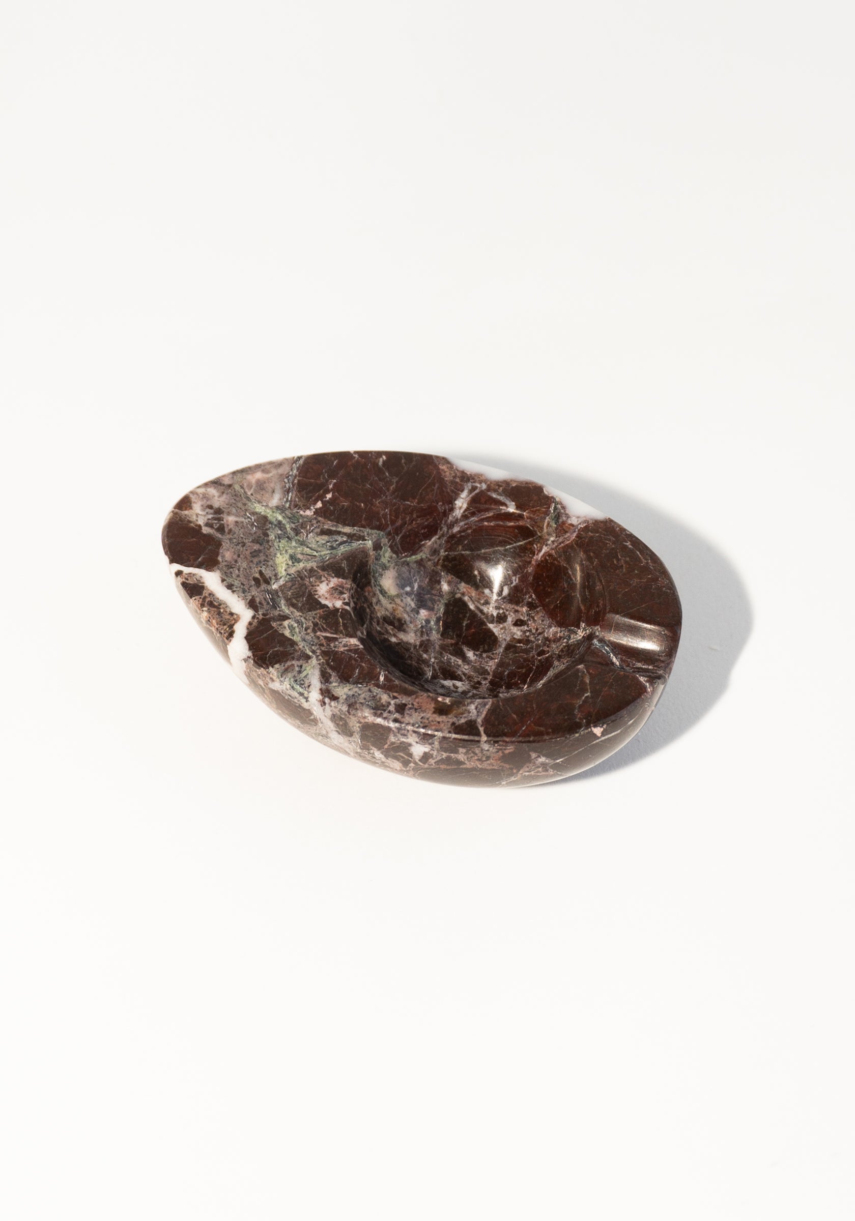 Marble Egg Incense Holder in Rosso