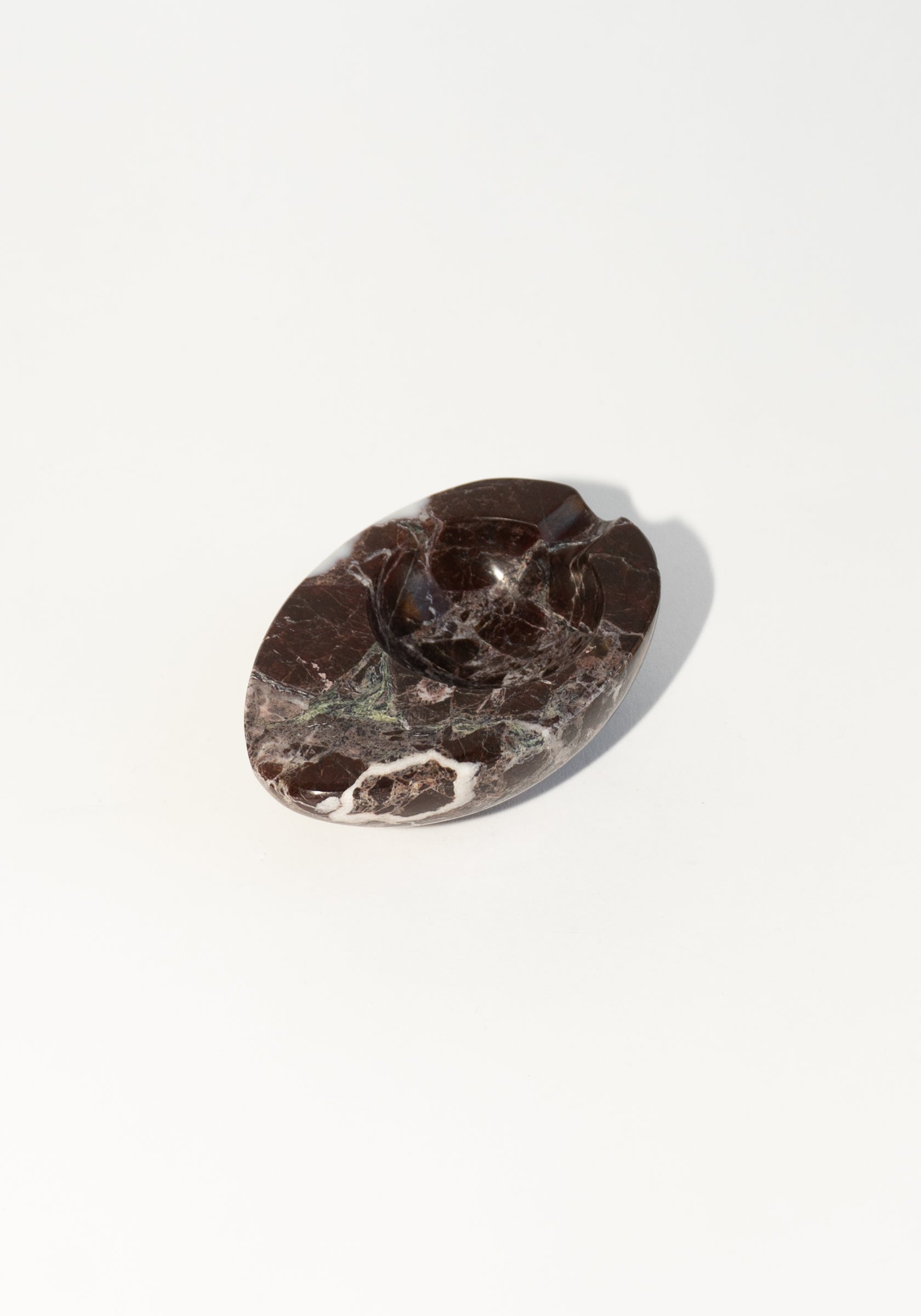 Marble Egg Incense Holder in Rosso