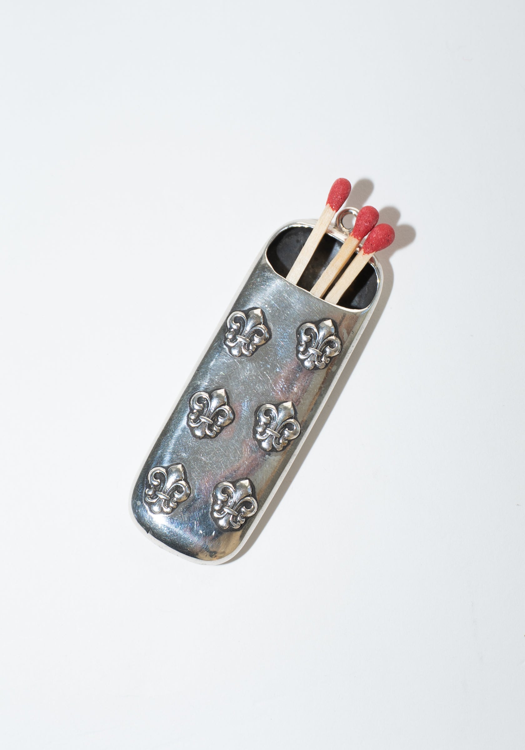 Vintage Sterling Fleur-de-lis Pendant