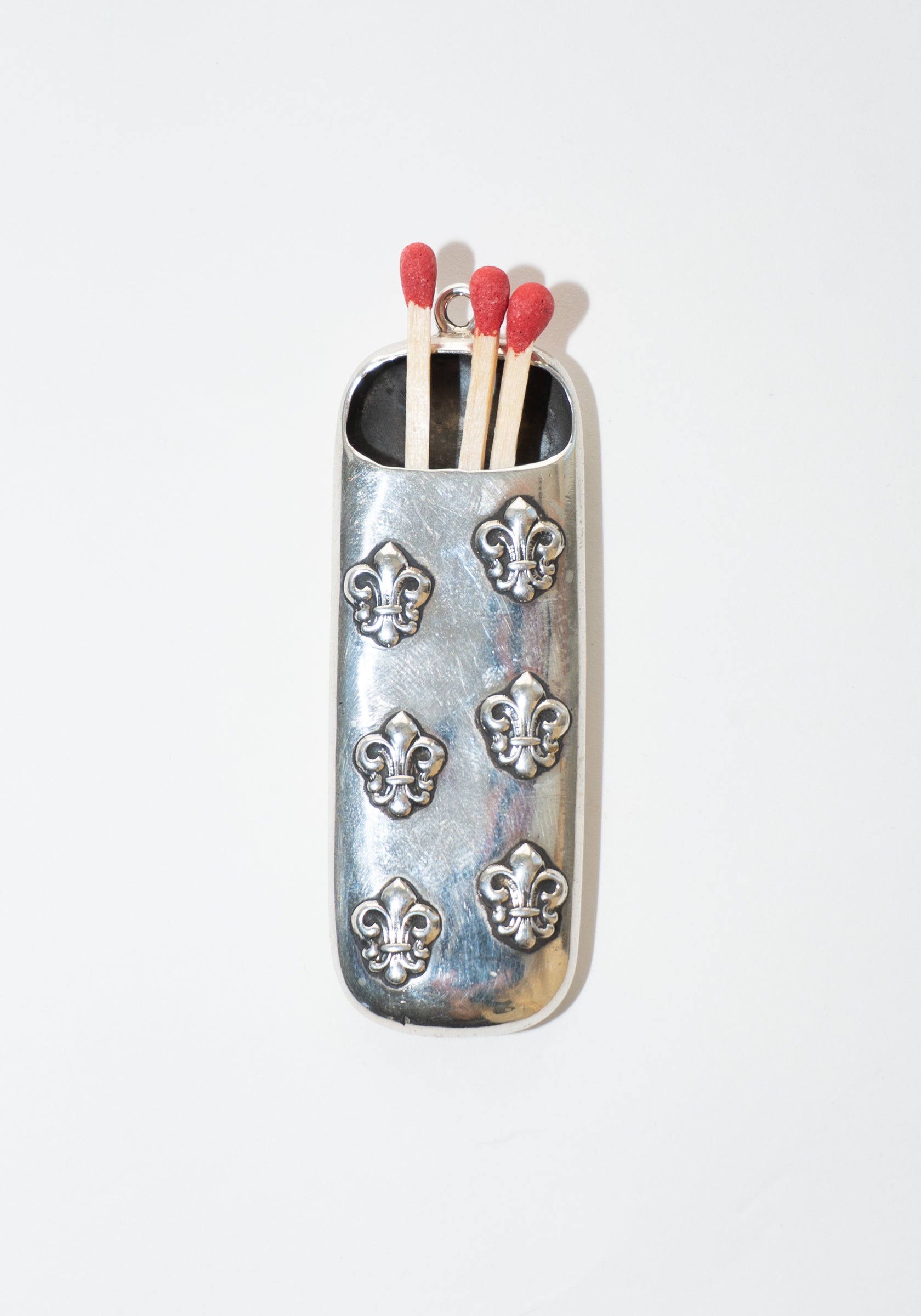 Vintage Sterling Fleur-de-lis Pendant