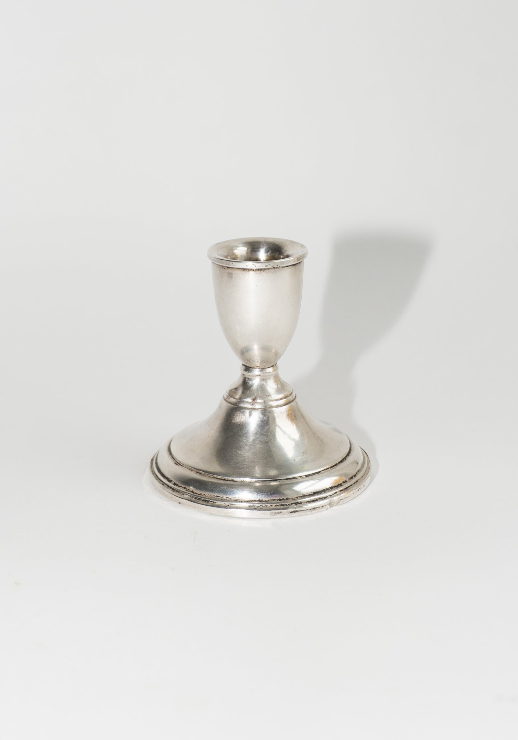 Vintage Silver Candle Holder