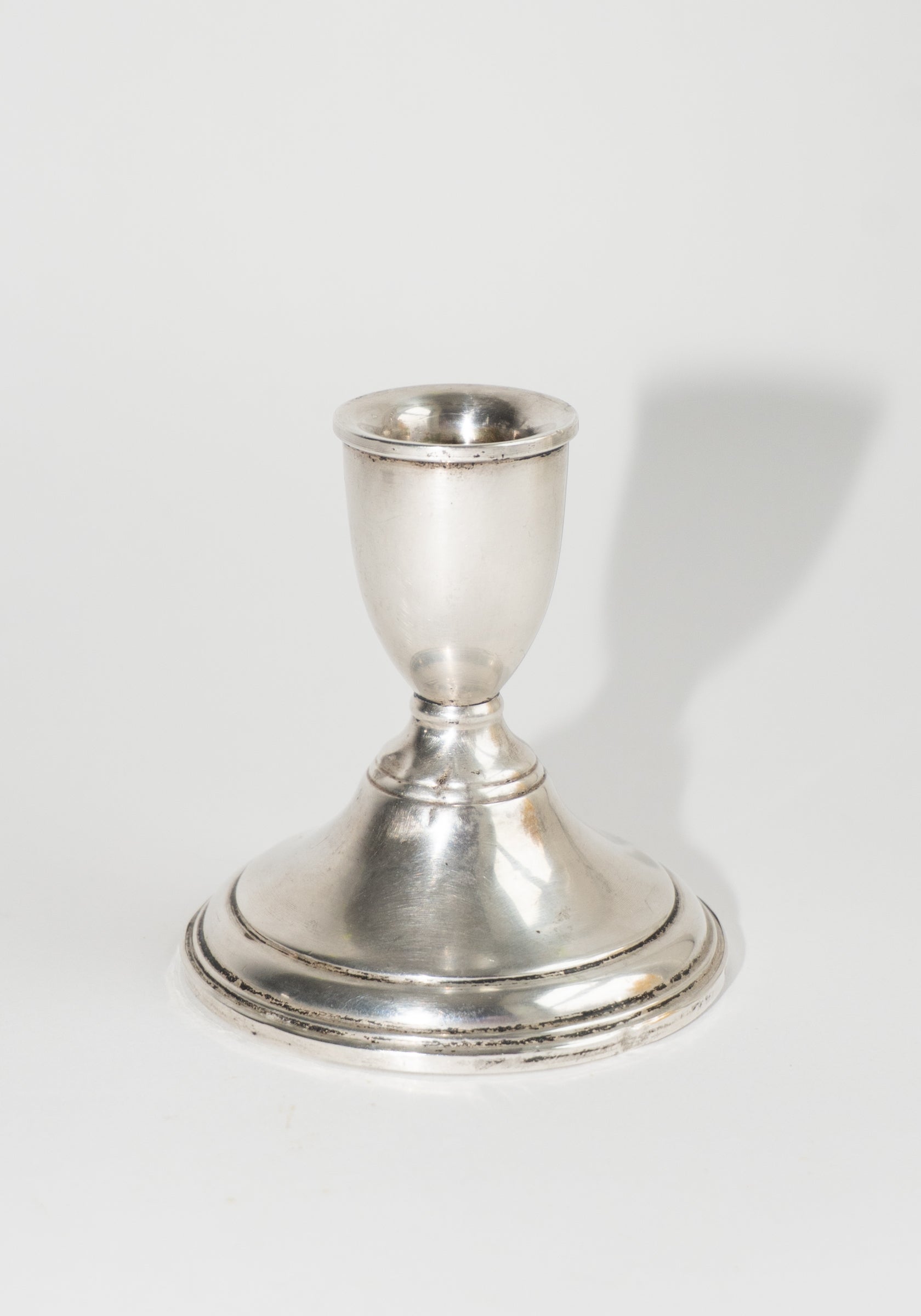 Vintage Silver Candle Holder