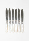 Vintage Mother of Pearl Knife Set