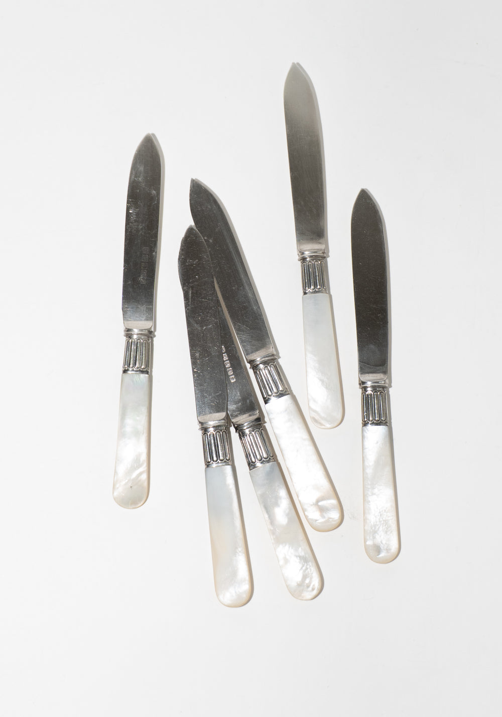 Vintage Mother of Pearl Knife Set