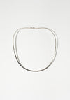 Vintage Sterling Silver Collar Necklace
