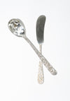 Vintage Sterling Silver Ornate Floral Utensils