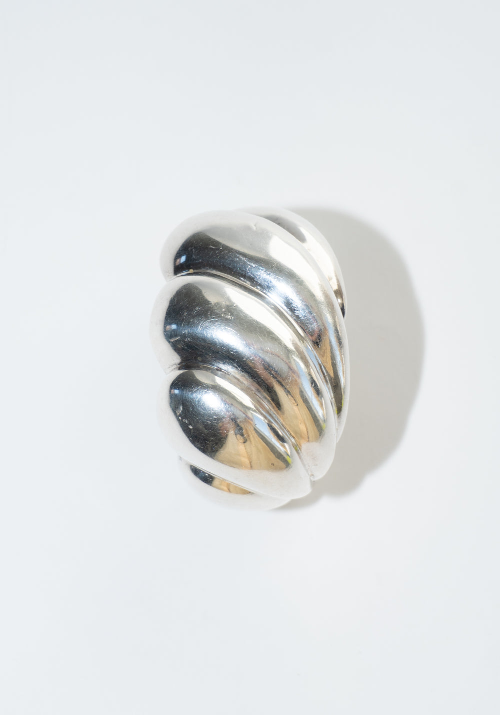 Vintage Sterling Wide Twisted Cuff