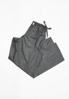 Wool Tie Pant in Grey