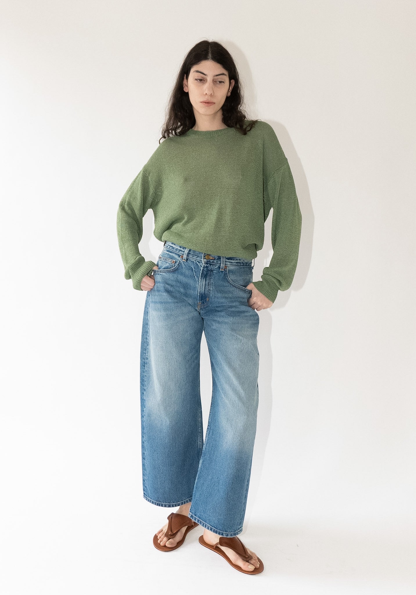 B Sides Floppy Jean in Charley Wash