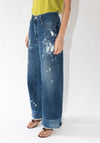 Vintage Reworked Culotte Jean in Indigo