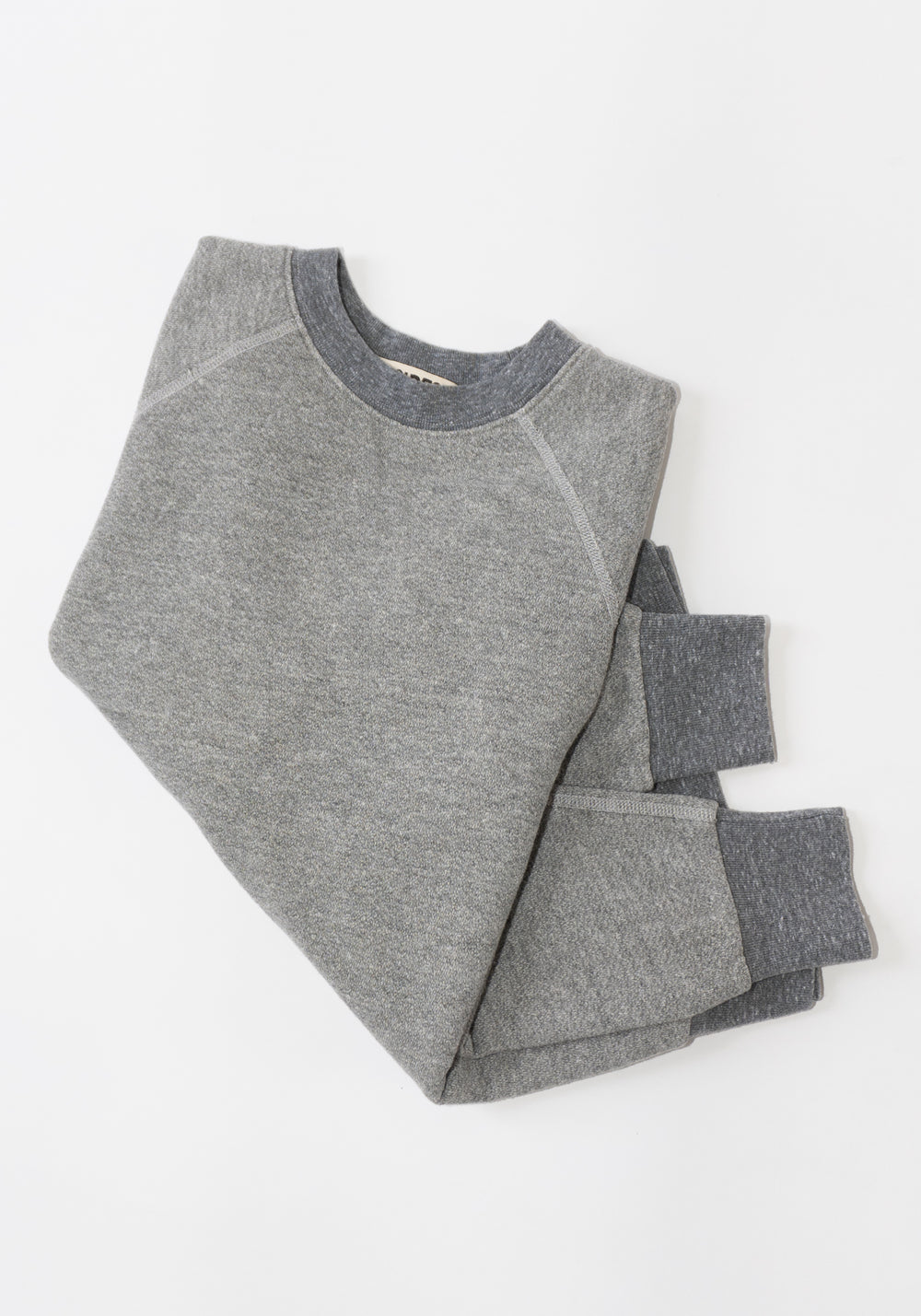 B Sides Crewneck Sweatshirt in Heather Grey

