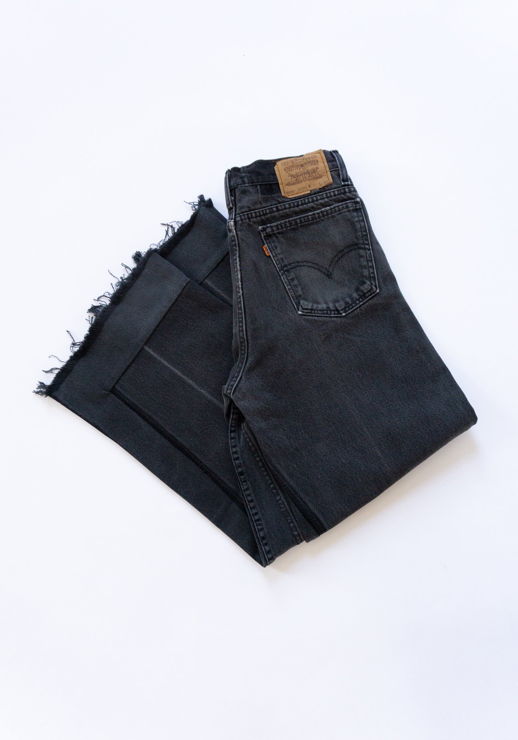 B Sides Vintage Reworked Culotte Jean in Black