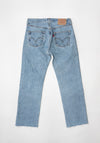 B Sides Vintage Reworked Straight Patchwork Jeans