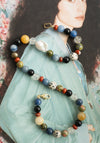 Akira Necklace in Multi Gem and Pearl