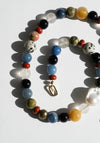 Akira Necklace in Multi Gem and Pearl