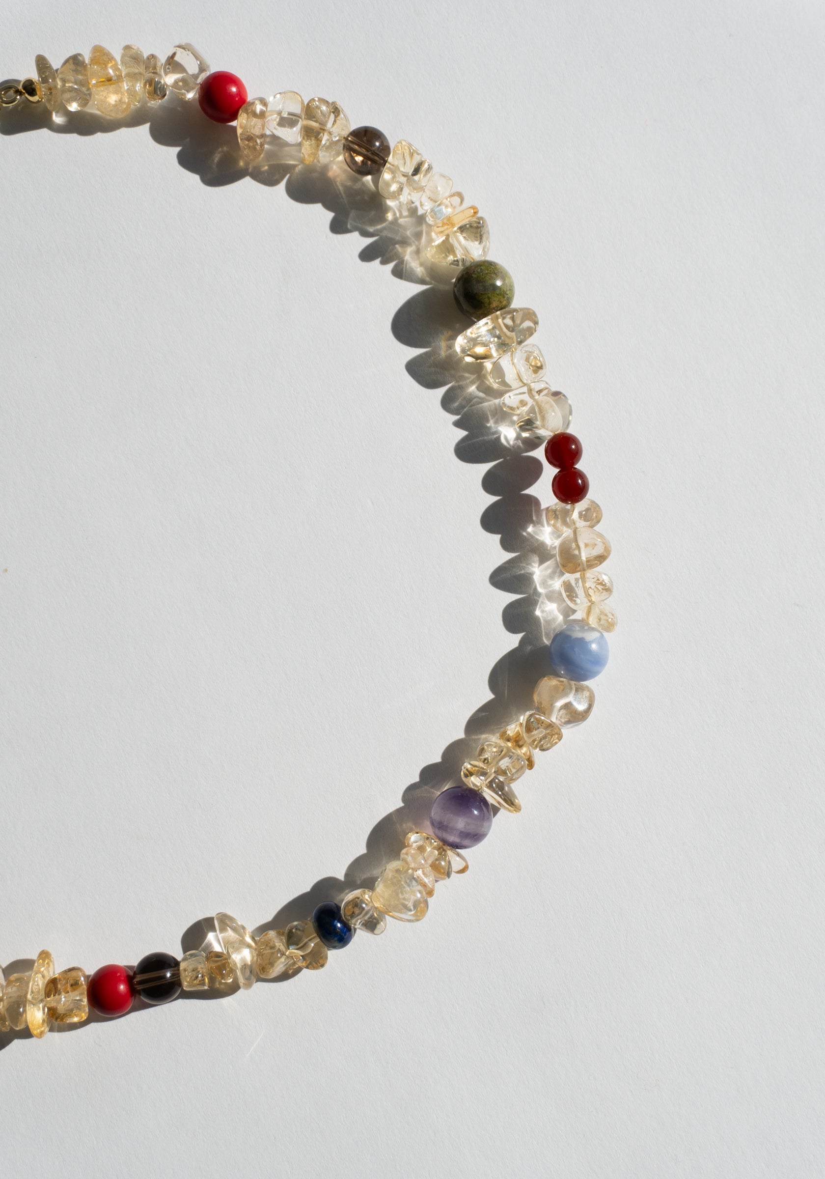 Carlo Necklace in Citrine and Multi Gem