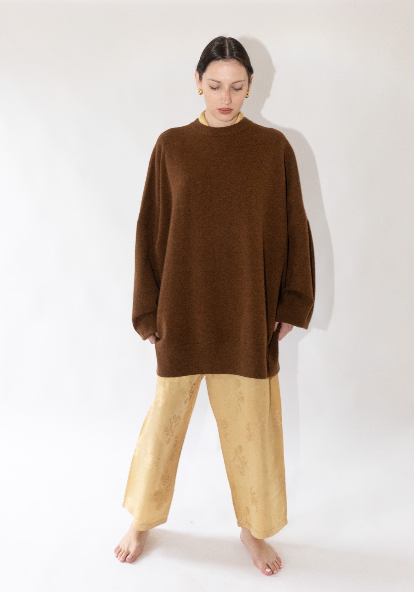 Cashmere Juna no.246 Sweater in Rust