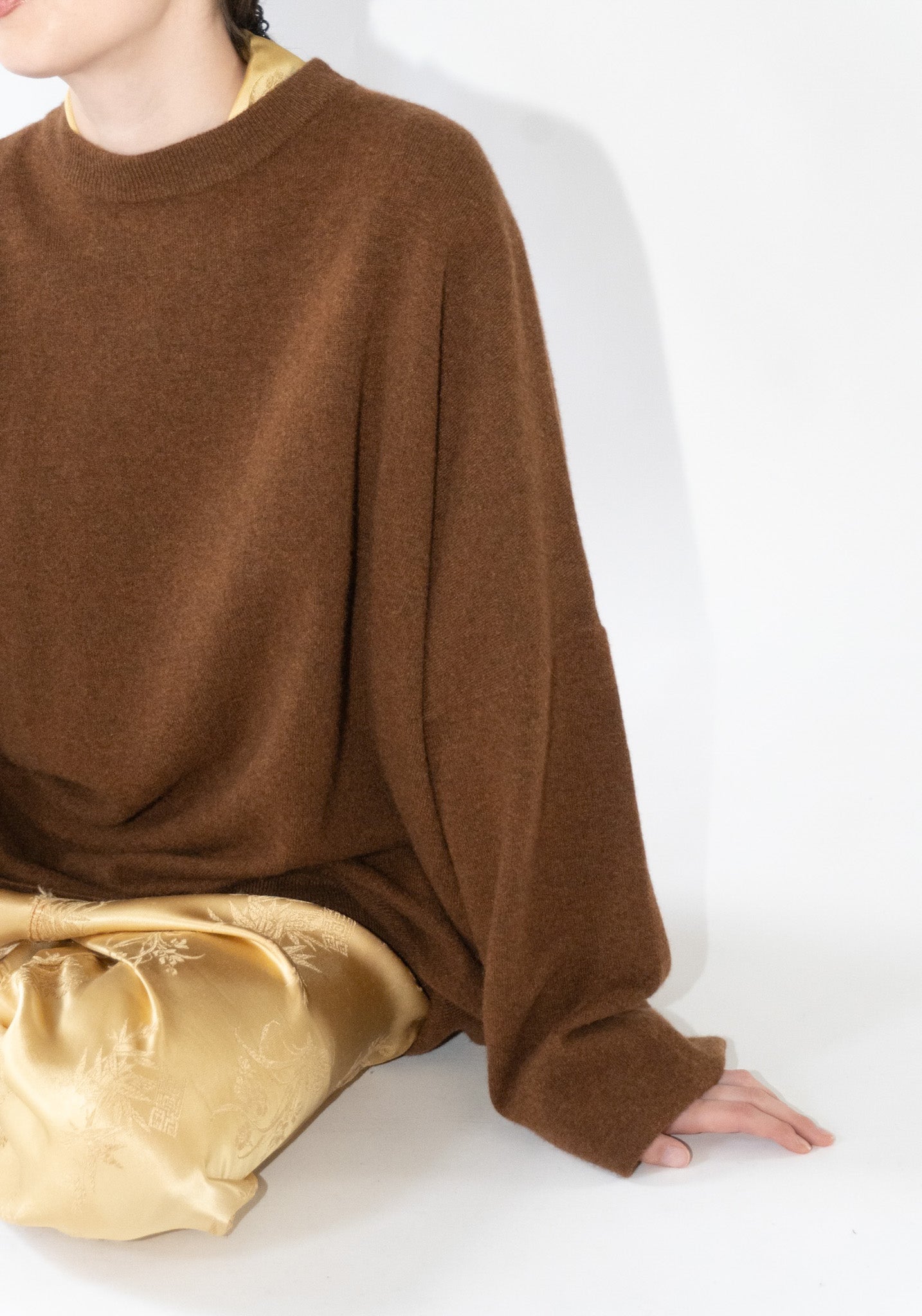 Cashmere Juna no.246 Sweater in Rust