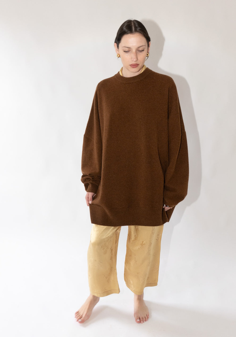 Cashmere Juna no.246 Sweater in Rust