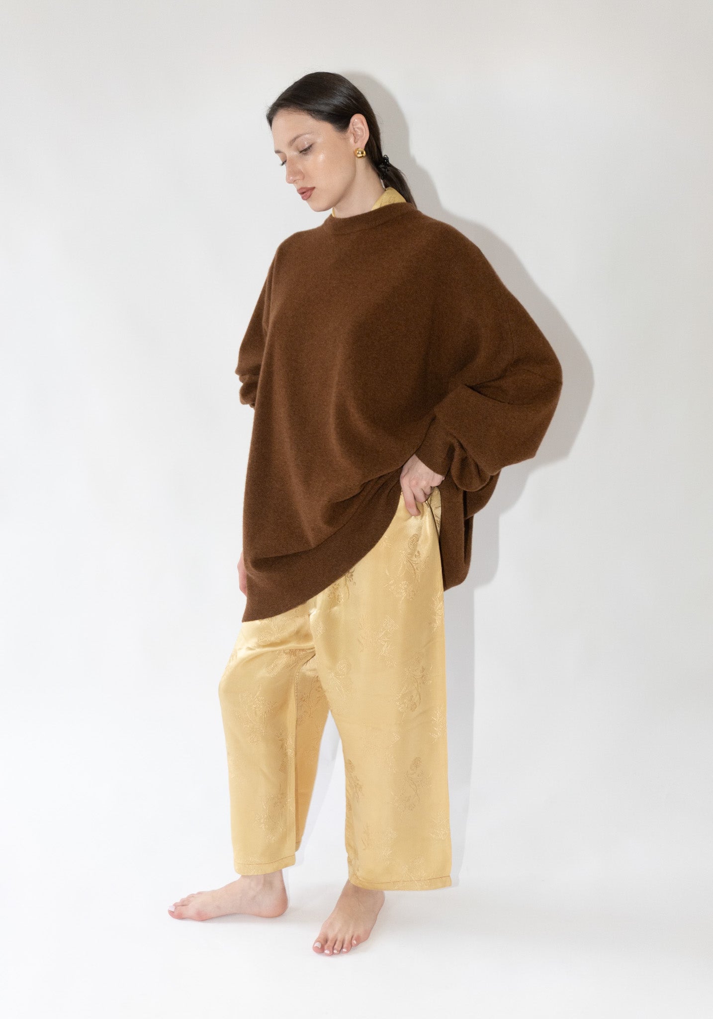 Cashmere Juna no.246 Sweater in Rust