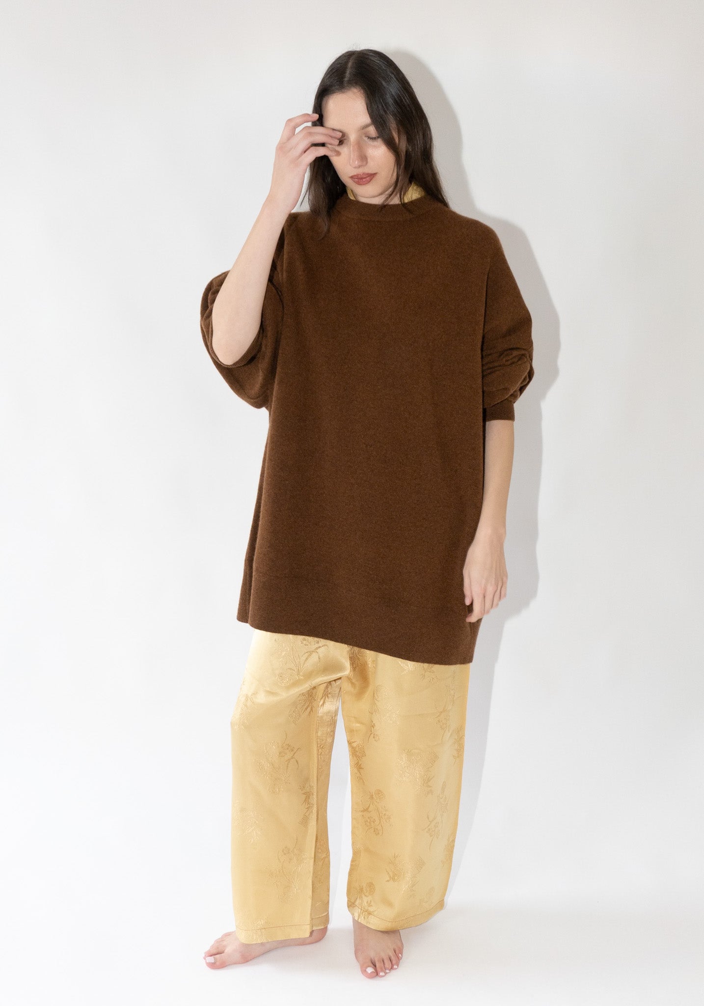 Cashmere Juna no.246 Sweater in Rust