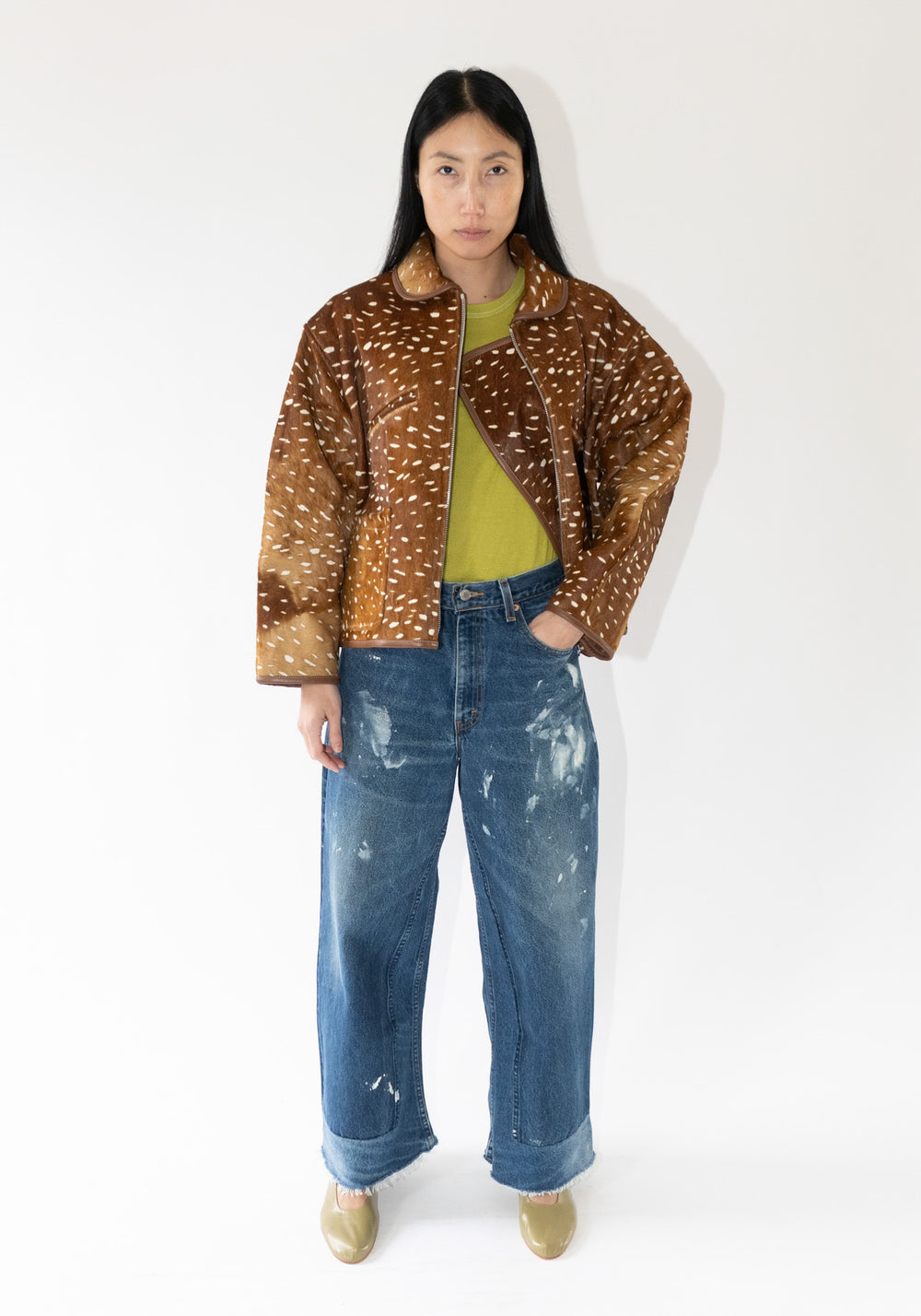 Deer Print Flying Jacket