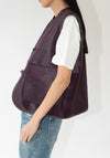 Hair Hide Leather Ella Vest in Violet