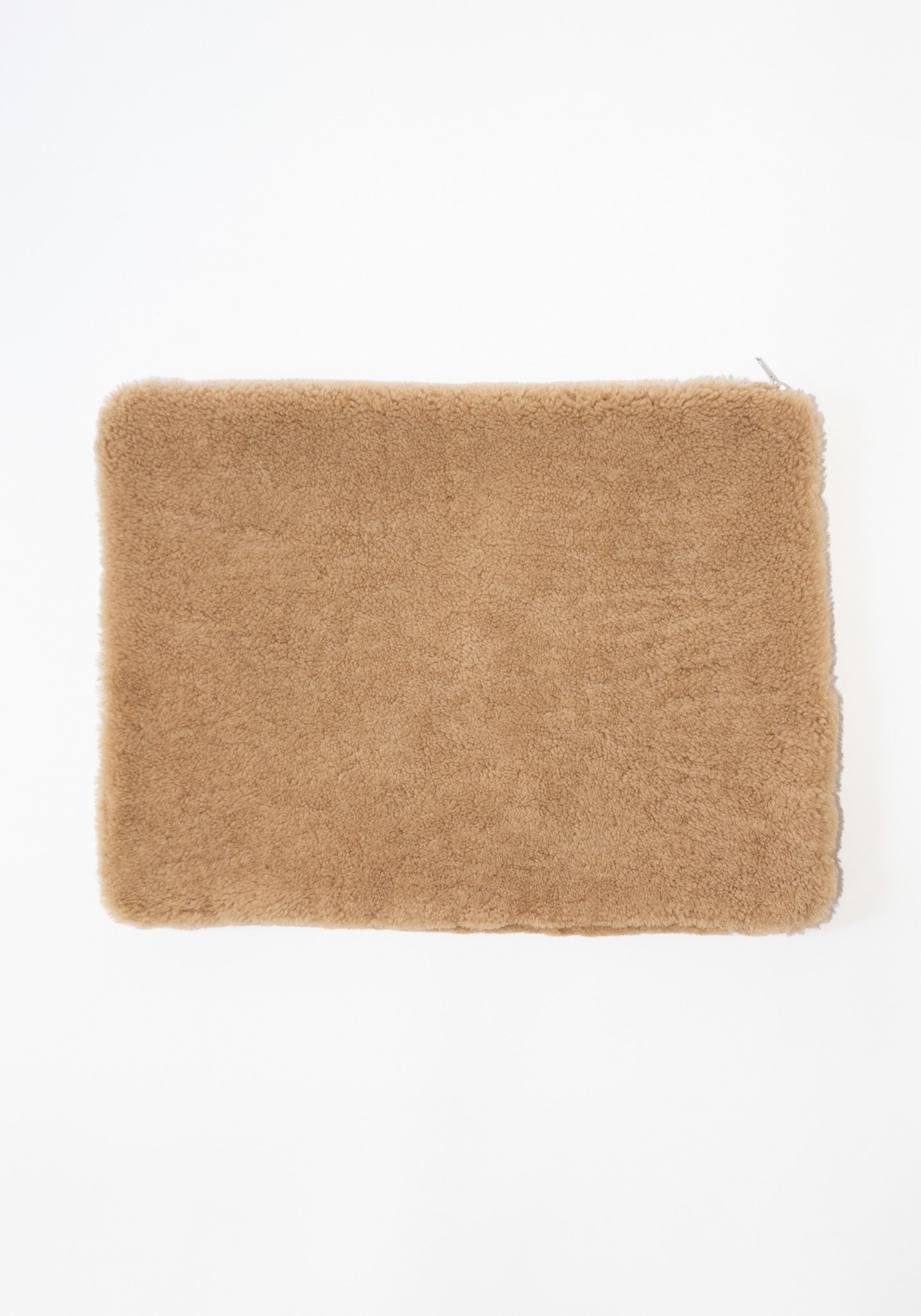 Cawley Leather Clutch in Tan