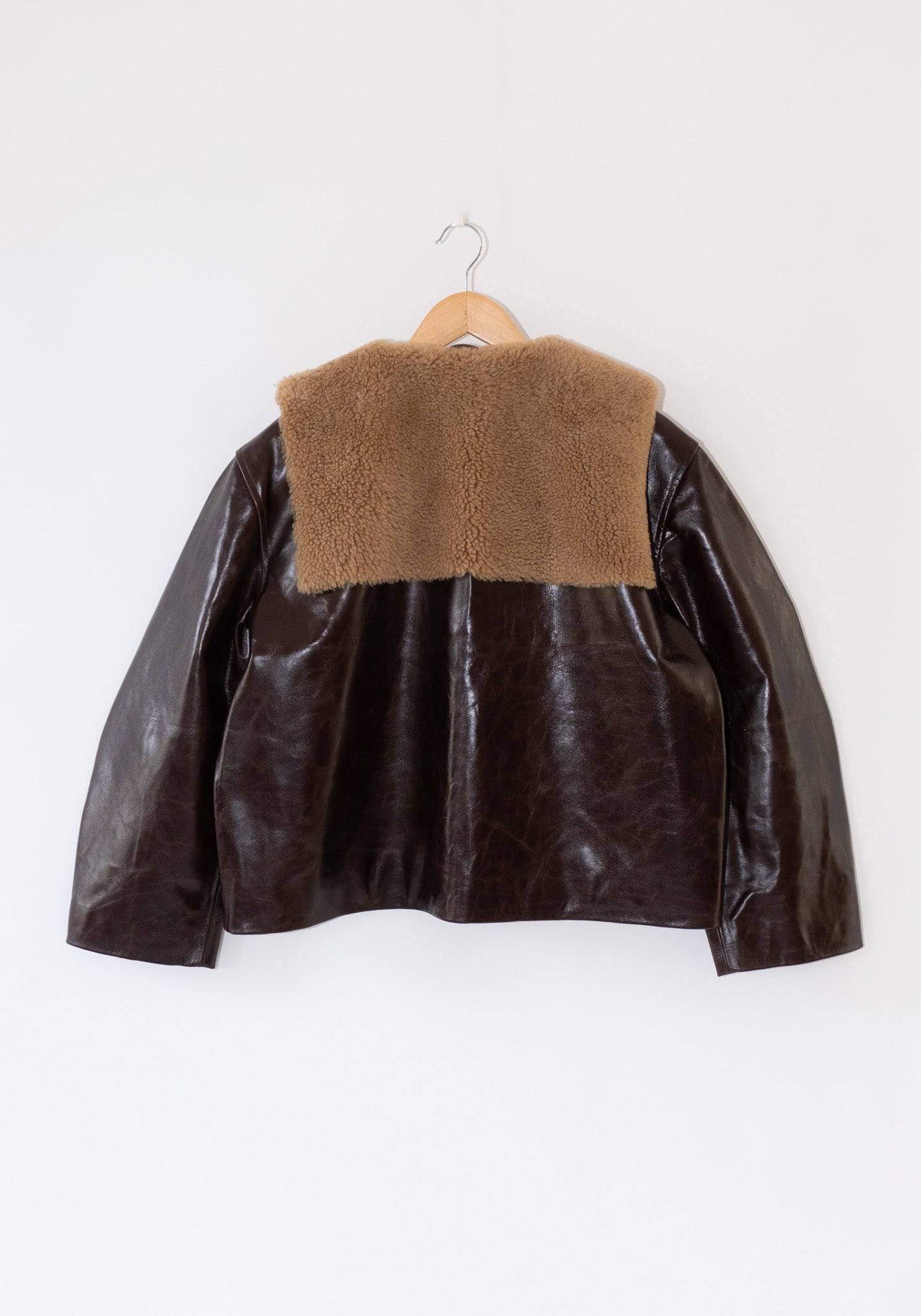 Leather Ellie Jacket in Canada Brown