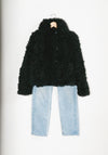 Toscana Sheepskin Ada Jacket in Black