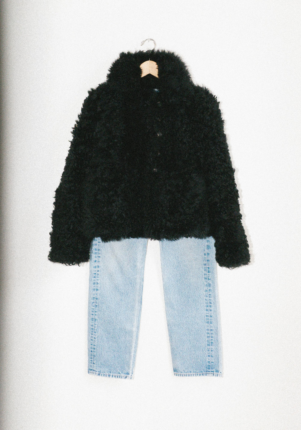 Toscana Sheepskin Ada Jacket in Black