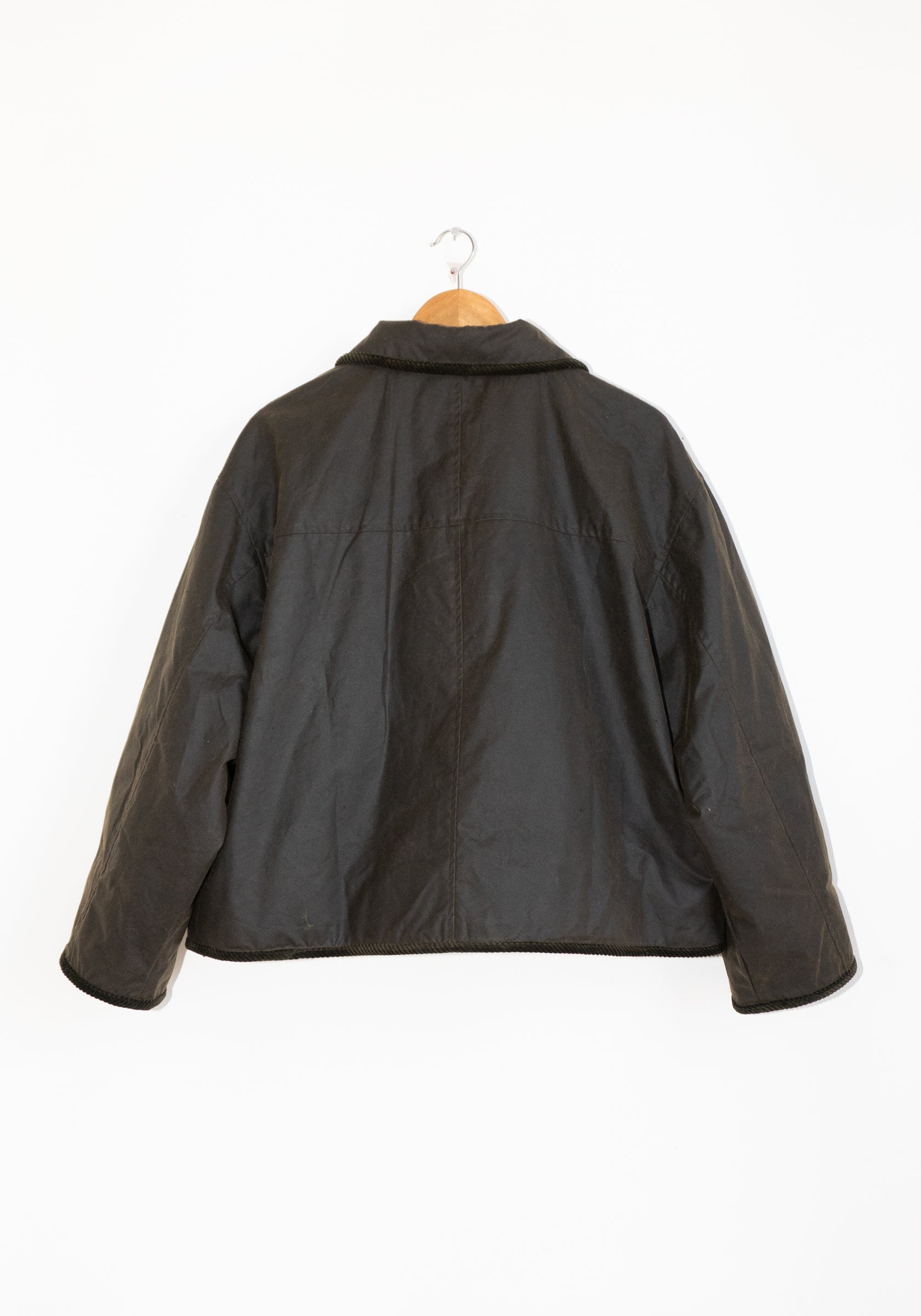 Cawley British Oilskin Flying Jacket in Olive