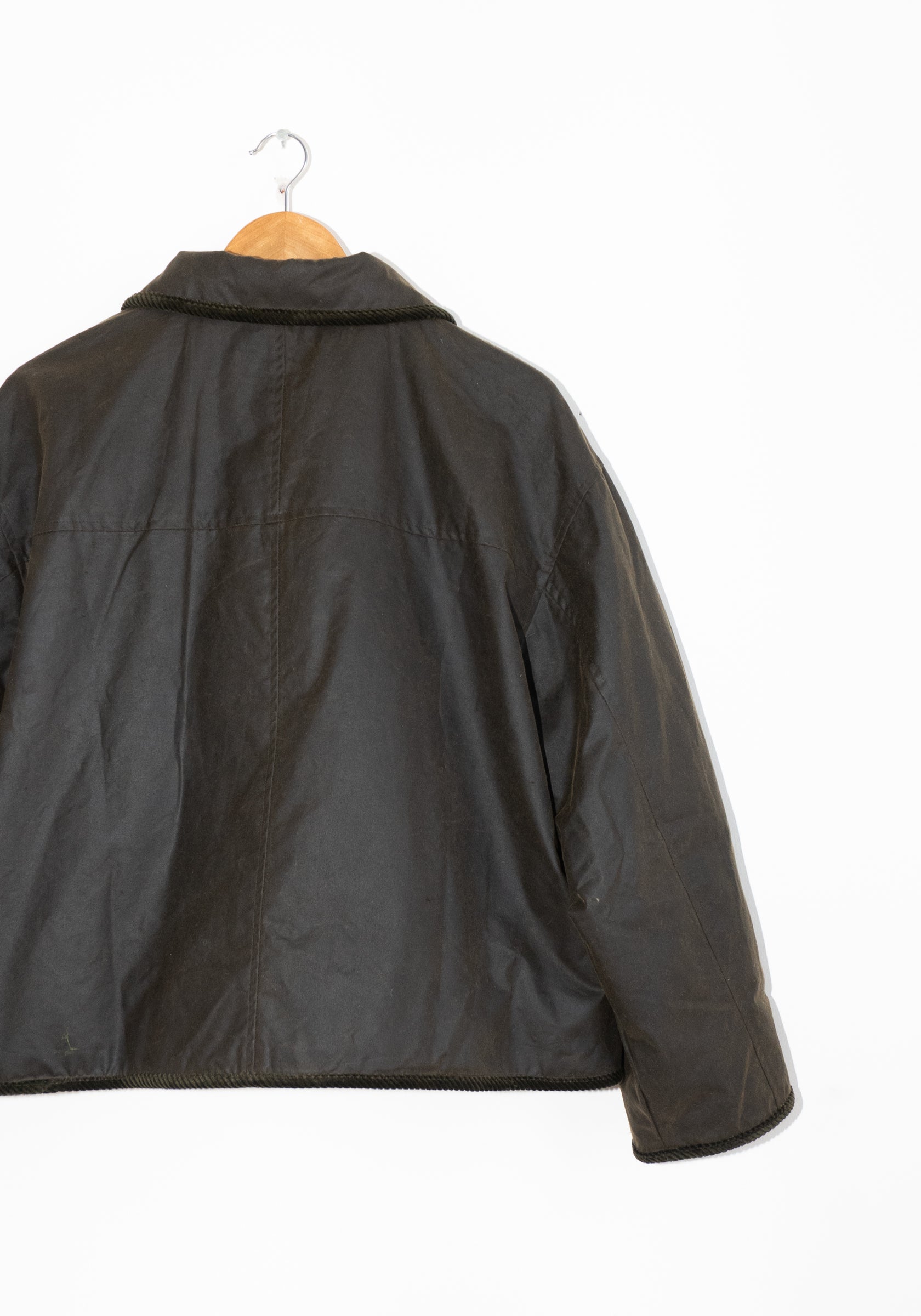 Cawley British Oilskin Flying Jacket in Olive