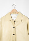 Cawley Nappa Leather Quinn Jacket in Butter