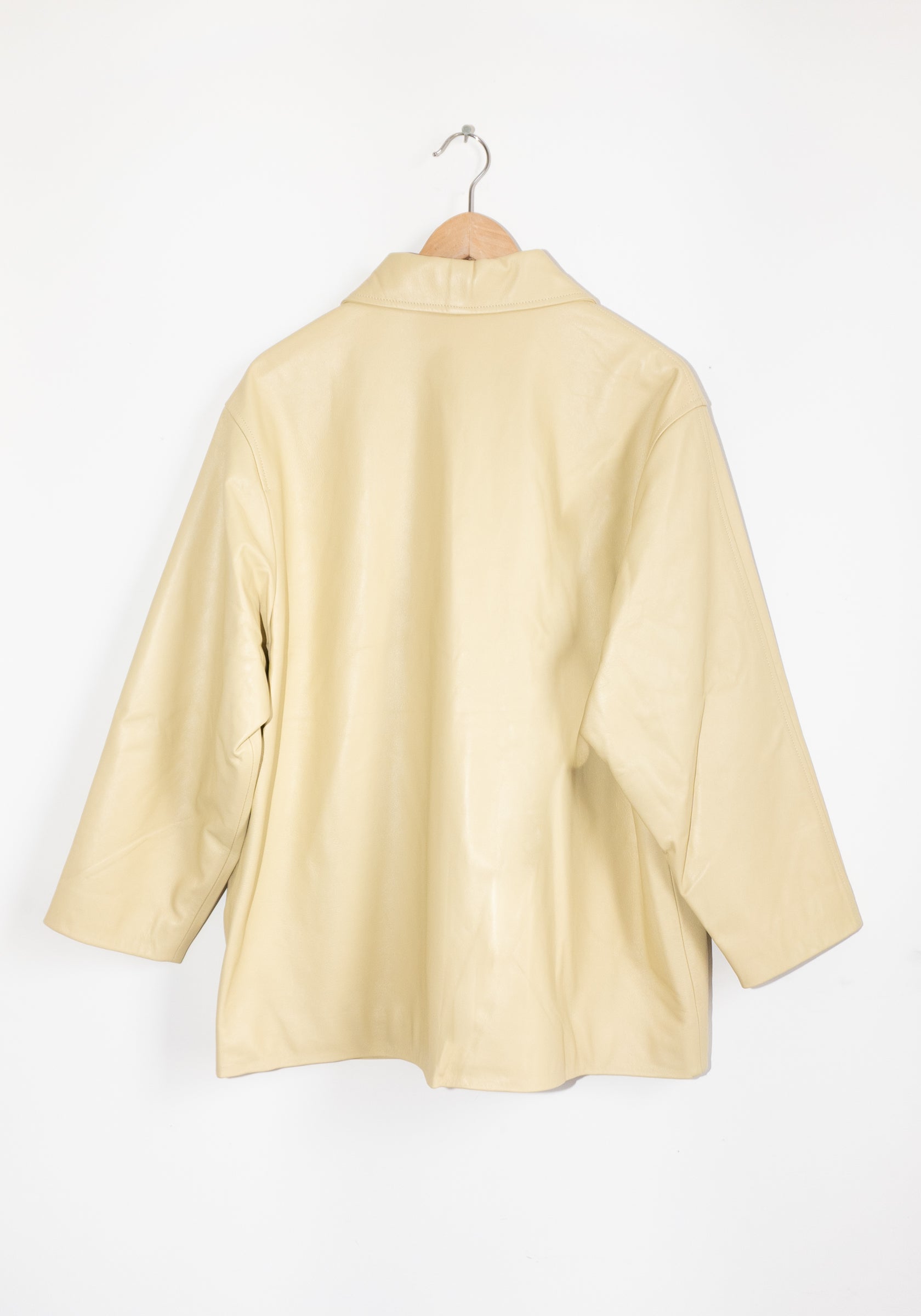 Cawley Nappa Leather Quinn Jacket in Butter