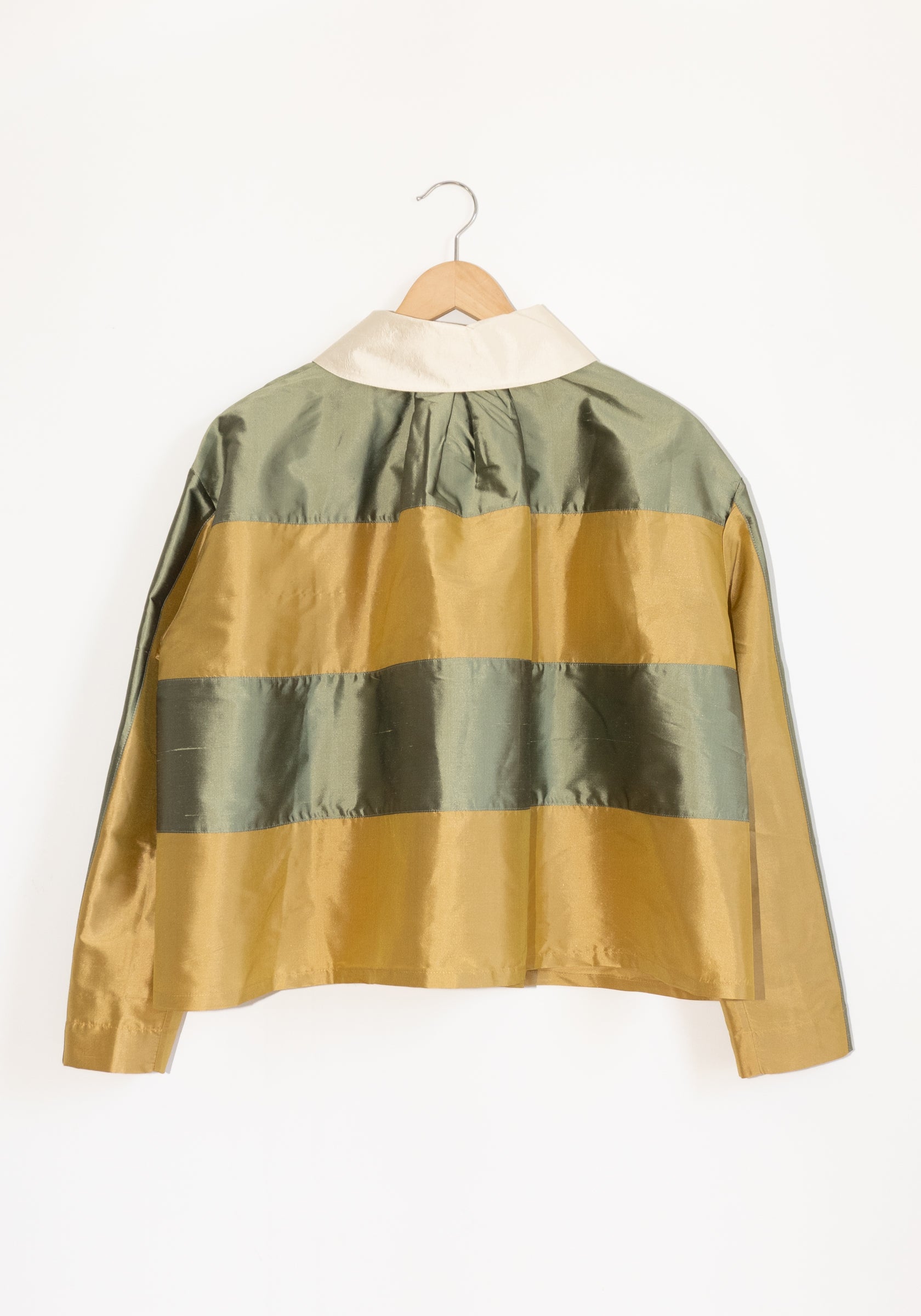 Cawley Rugby Shirt in Military and Pharaoh Stripe – VESTIGE