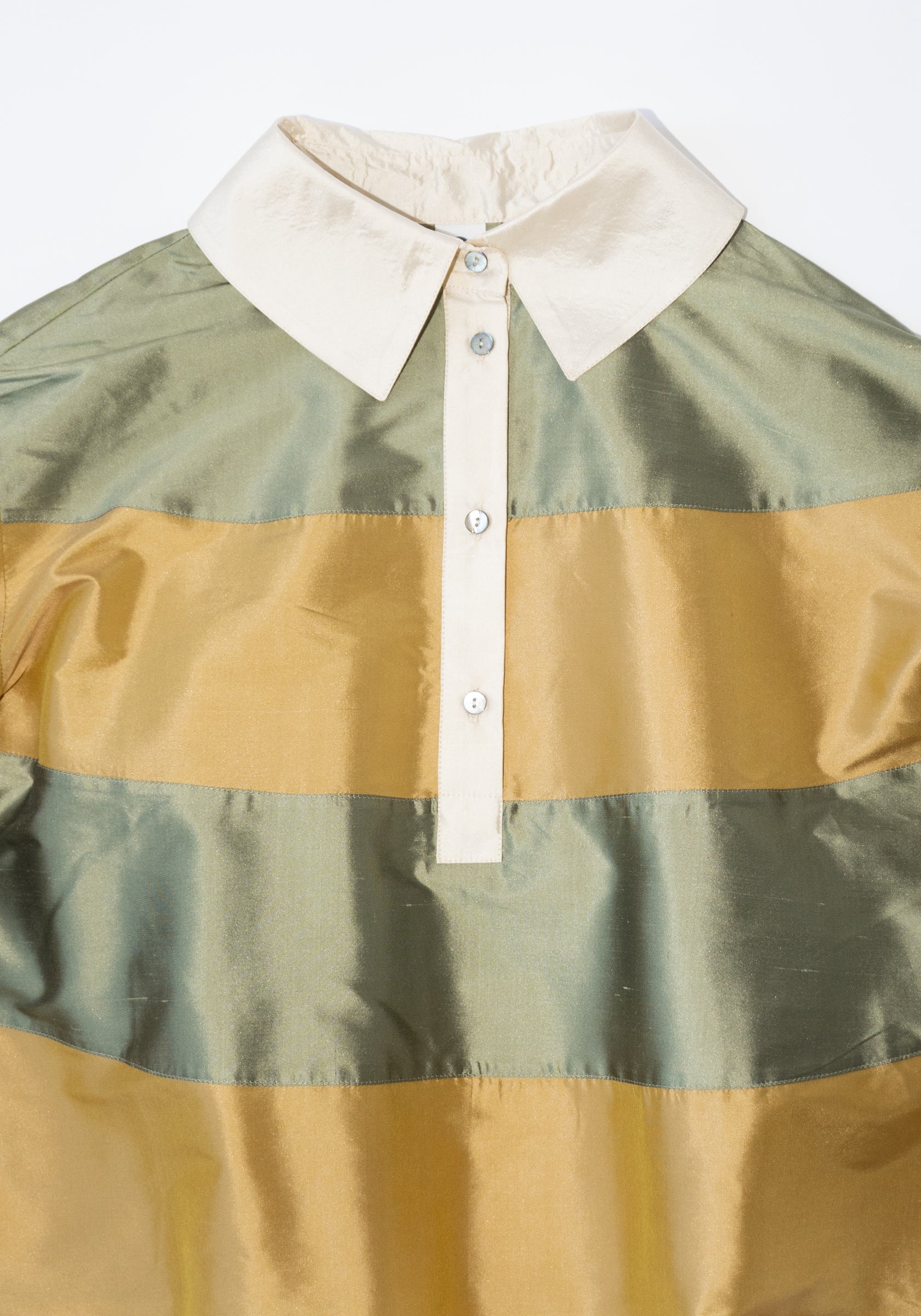 Cawley Rugby Shirt in Military and Pharaoh Stripe – VESTIGE