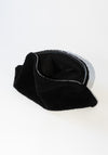 Sheepskin Clutch Bag in Black