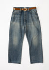 Chimala Womens Baggy Cut Denim Pants in Vintage Medium