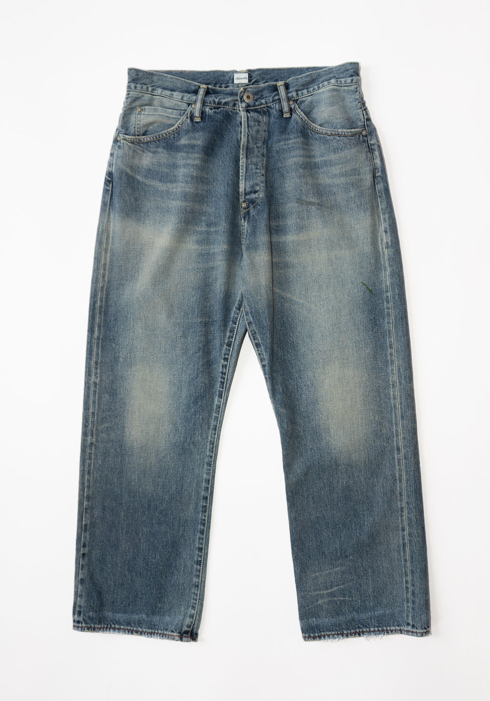 Chimala Womens Baggy Cut Denim Pants in Vintage Medium