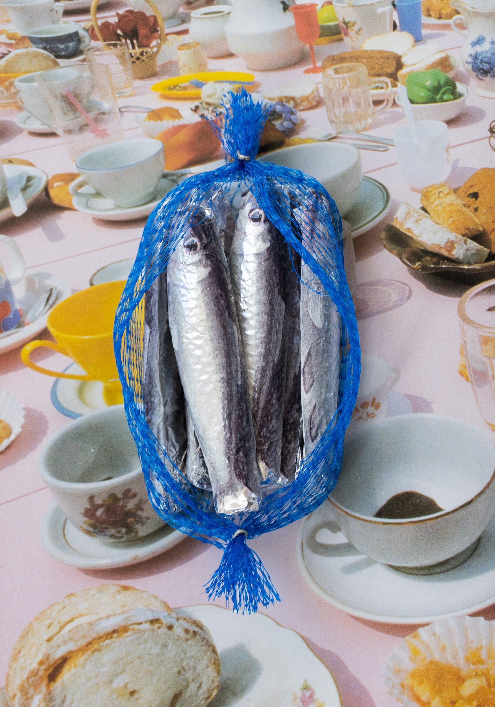 Michel Cluizel Sardine Chocolate in Blue Net