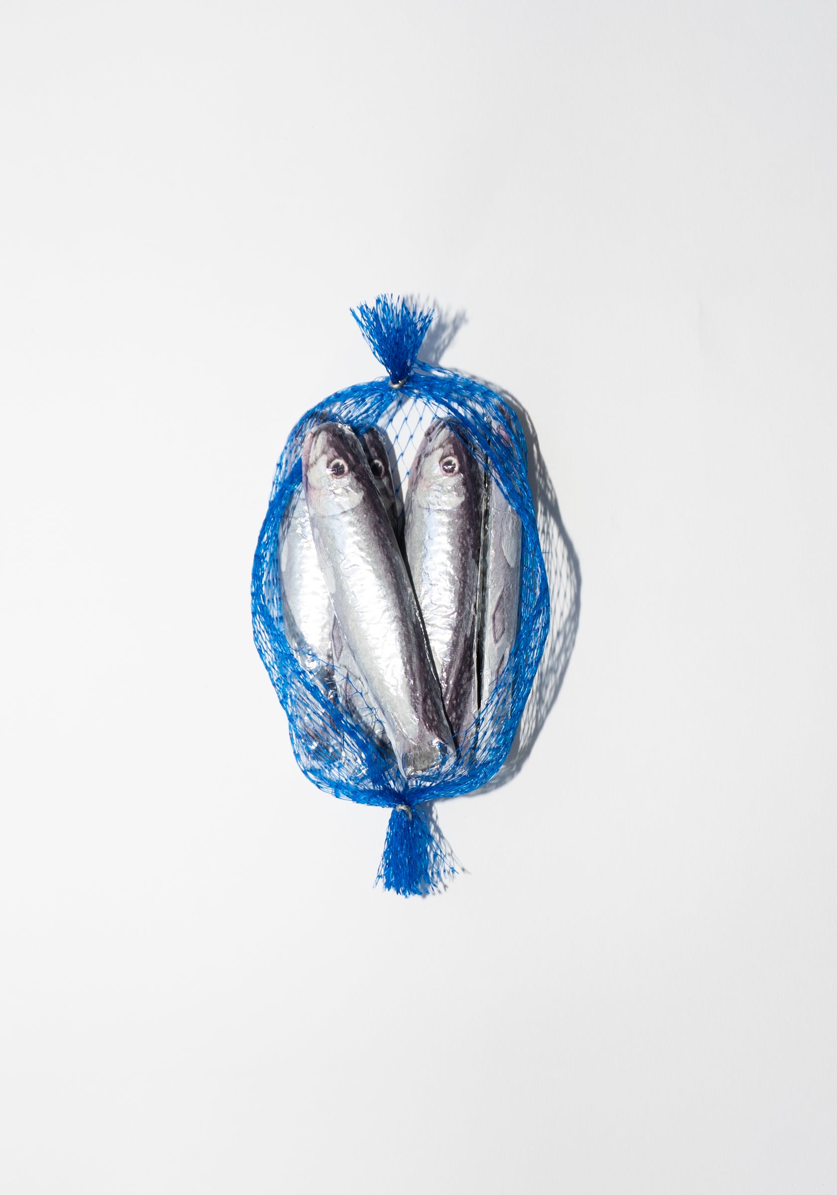 Michel Cluizel Sardine Chocolate in Blue Net