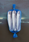Michel Cluizel Sardine Chocolate in Blue Net