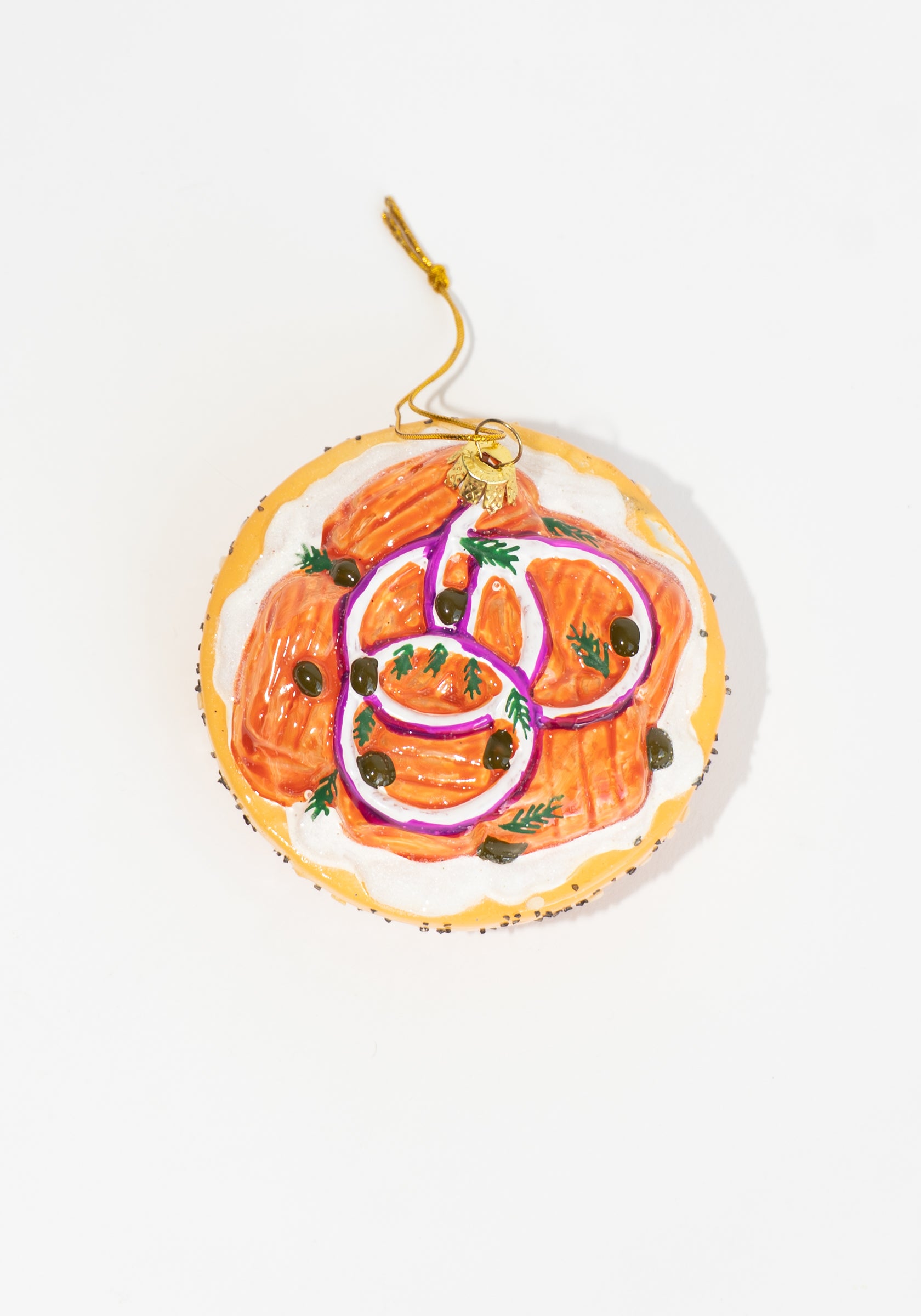 Bagel with Lox Ornament