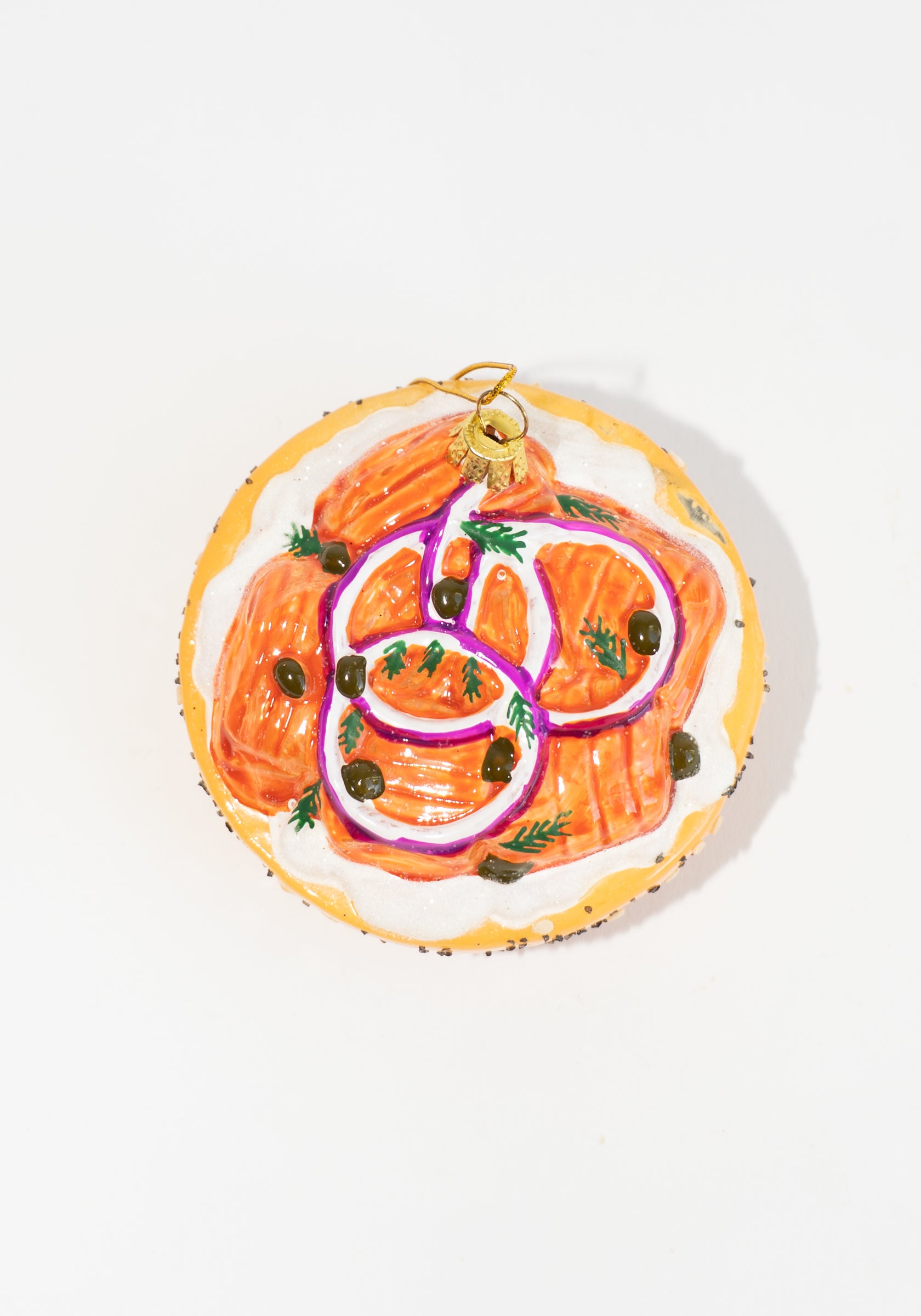 Bagel with Lox Ornament